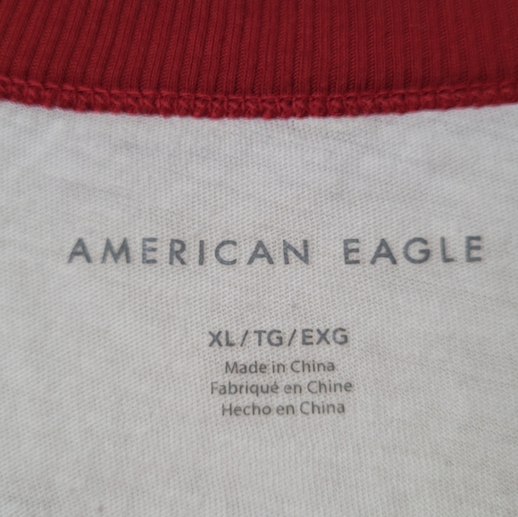 American Eagle Race Car Print Raglan, Size XL - Picture 7 of 7